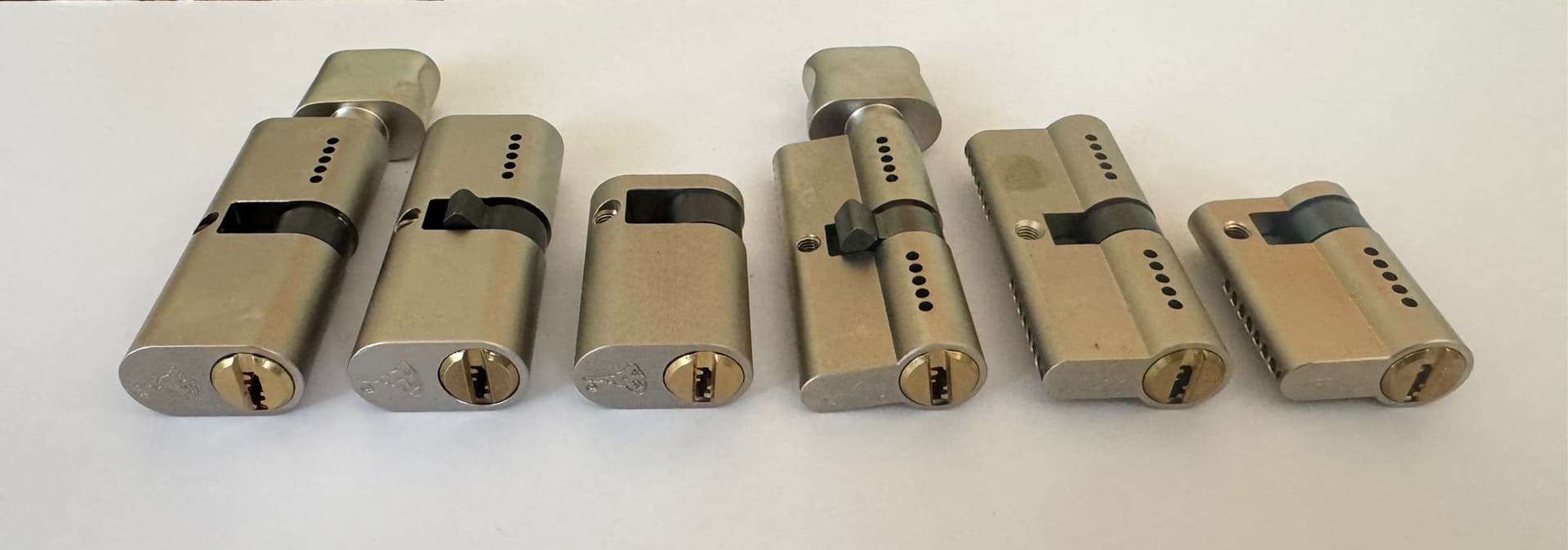 Master key cylinders and components