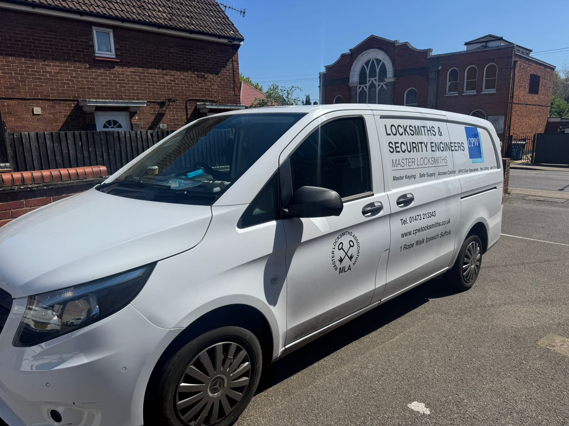 CPW locksmith support in Suffolk